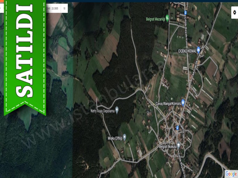 Çatalca Belgratta Satılık Arsa , 265 m2 Yolu Var Hisseli 