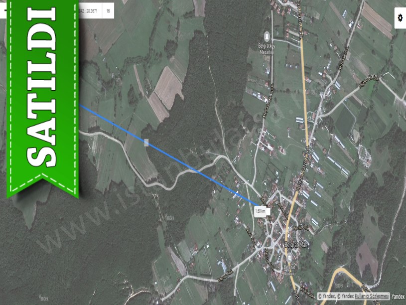 Çatalca Belgratta Satılık Arsa , 265 m2 Yolu Var Hisseli 