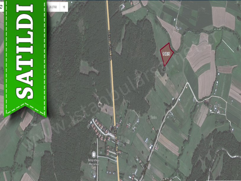 Çatalca Belgratta Satılık Arsa , 358 M2 Hisseli 