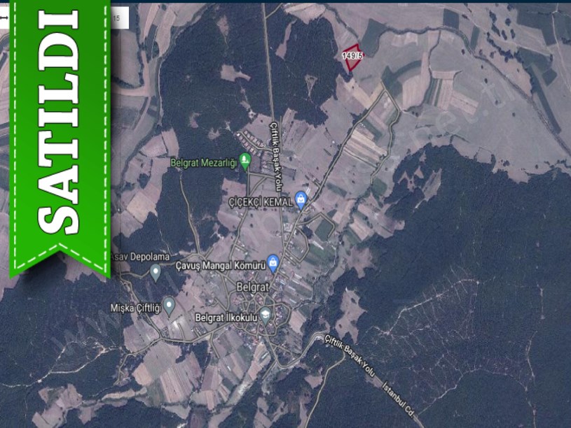 Çatalca Belgratta Satılık Arsa , 358 M2 Hisseli 