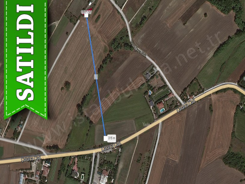 Çatalca Ovayenicede Satılık Arsa , 269 m2 Müstakil Yolu Var 