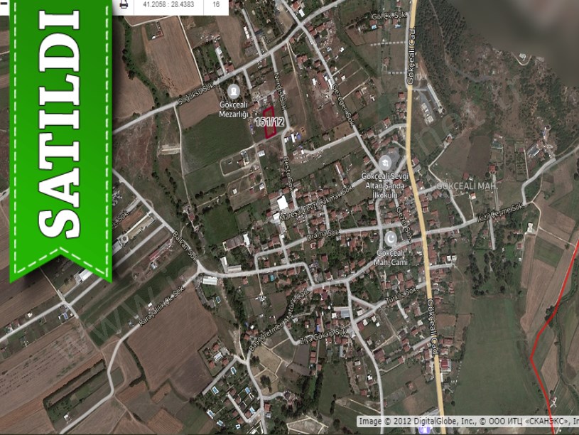 Çatalca Gökçealide Satılık Arsa , 1,680 M2 Merkezde Müstakil Yolu Var