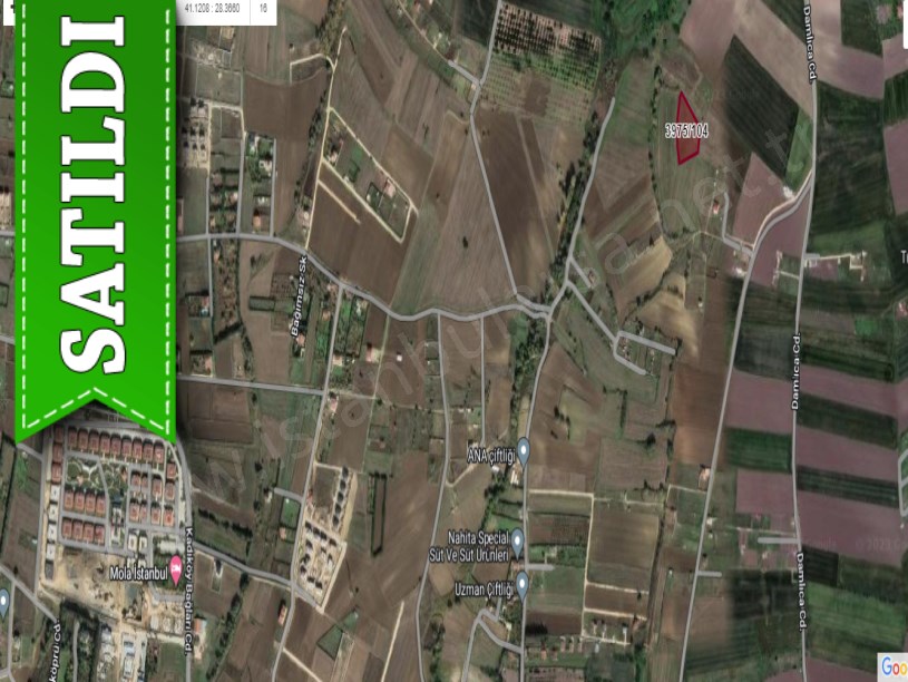 Silivri Ortaköyde Satılık Arsa , 285 M2 Hisseli Evlerin Yakını 