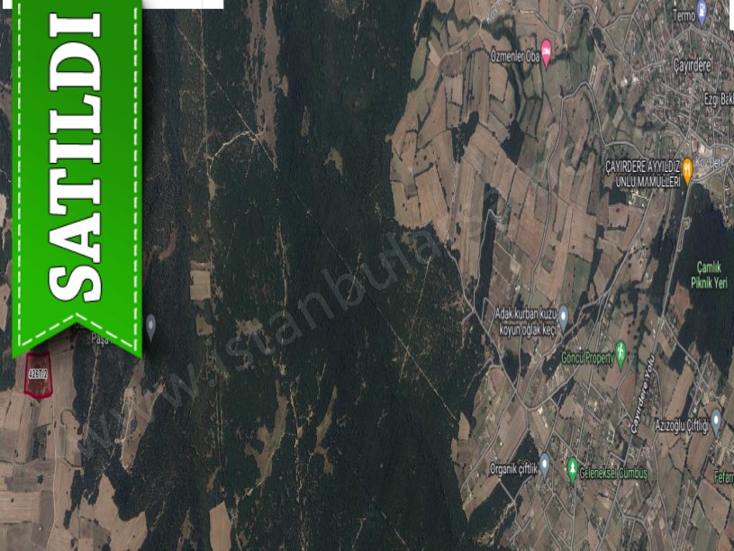 Silivri Çayırdere Mah Satılık Arsa , 739 M2 Yolu Var Evlerin Yakını Hisseli 
