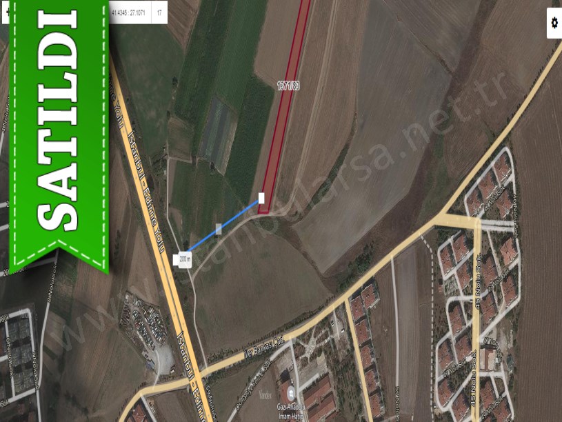 Kırklareli Babaeski Atatürk Mah , 5,800 m2 Yolu Var Müstakil