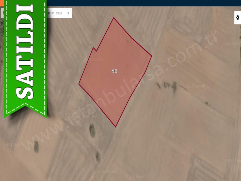 Tekirdağ Hayrabolu Karakavak Mahallesi Satılık Tarla , 3,450 m2 Müstakil Yolu Var