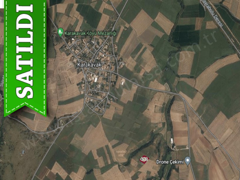 Tekirdağ Hayrabolu Karakavak Mahallesi Satılık Tarla , 3,450 m2 Müstakil Yolu Var