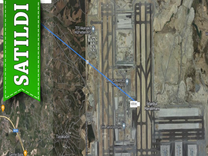 Arnavutköy Tayakadında Satılık Tarla , 1,605 m2 Müstakil Çevrili