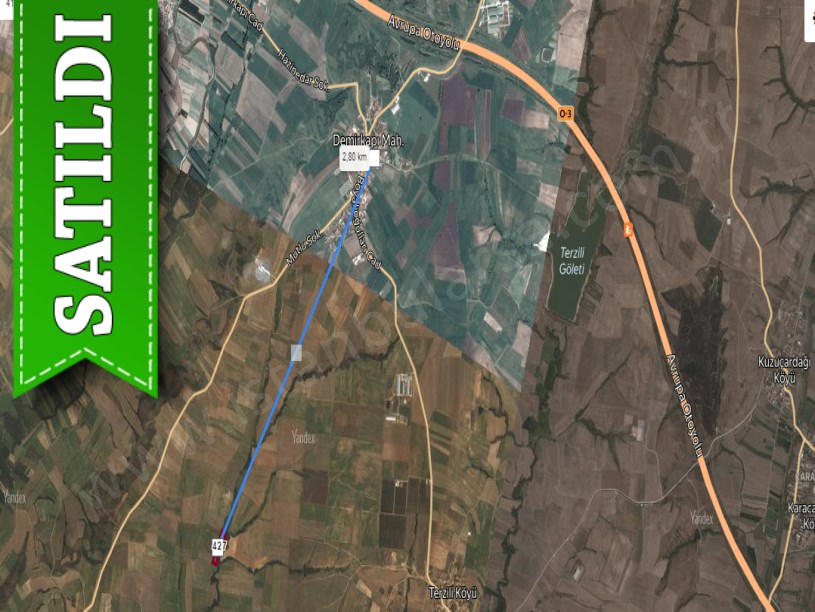 Kırklareli Babaeski Demirkapı Köyünde Satılık Arsa , 1,700 m2 Hisseli 