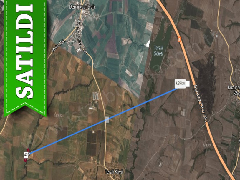 Kırklareli Babaeski Demirkapı Köyünde Satılık Arsa , 1,700 m2 Hisseli 