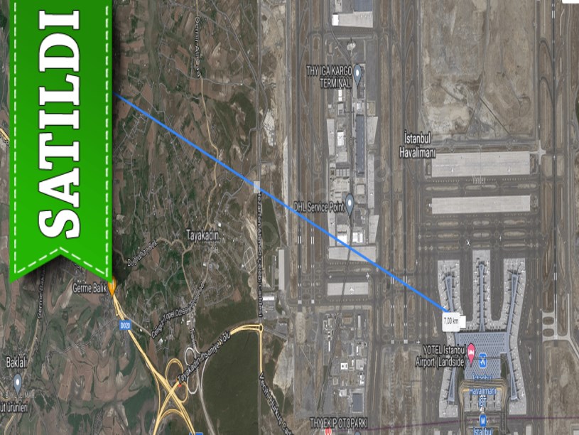 Arnavutköy Baklalıda Satılık Tarla , 10, 400 m2 Müstakil Yola Cephe 