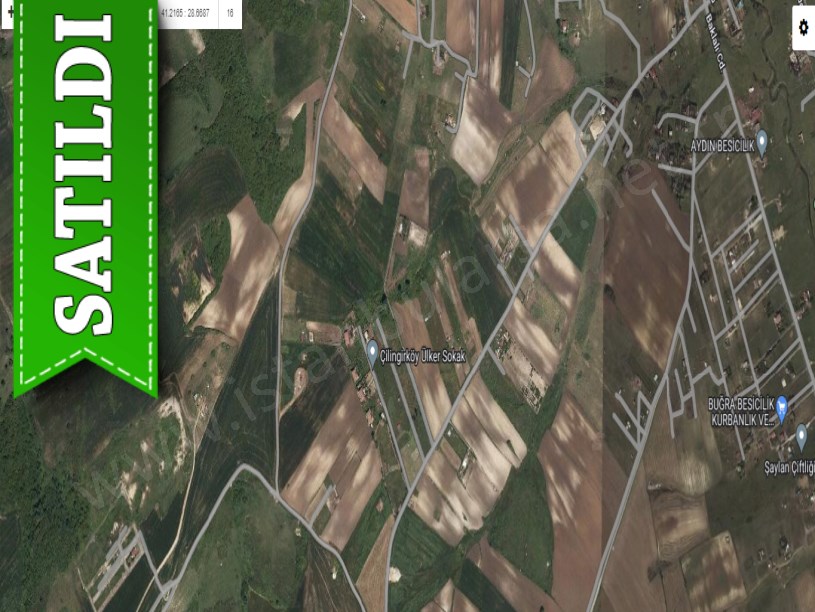 Arnavutköy Dursunköyde Satılık Arsa , 495 M2 Yolu Var Hisseli