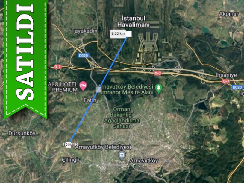 Arnavutköy Çilingirde Satılık Arsa , 440 m2 Hisseli Evlere Yakın 