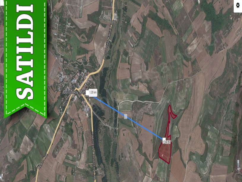 Arnavutköy Dursunköyde Satılık Arsa , 1,045 M2 Yolu Var Hisseli  