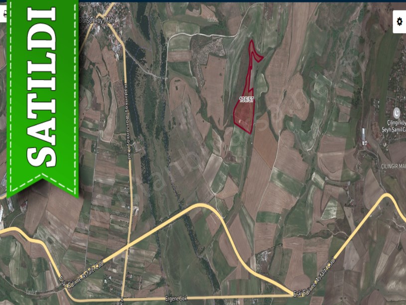 Arnavutköy Dursunköyde Satılık Arsa , 1,045 M2 Yolu Var Hisseli  