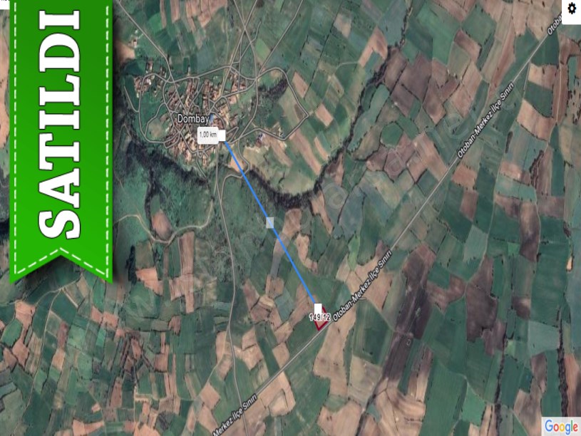 Edirne Lalapaşa Dombay Köyünde Satılık Tarla , 5,925 m2 Müstakil Asfalt Caddeye Cephe