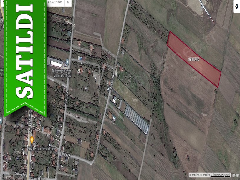 Silivri Büyükkılıçta Satılık Tarla , 12,400 M2 Müstakil Yerleşime Yakın 