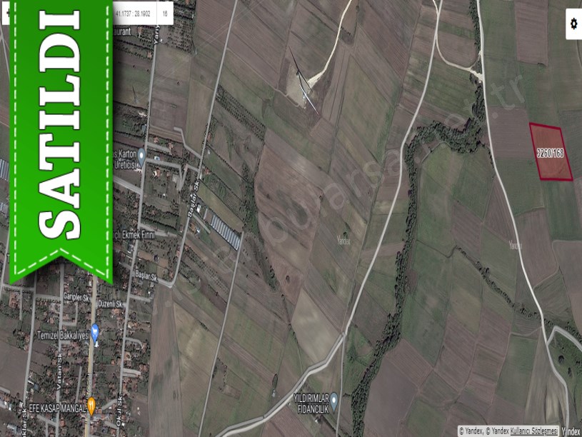 Silivri Fenerköyde Satılık Arsa , 1,980 m2  Hisseli Yola Yakın