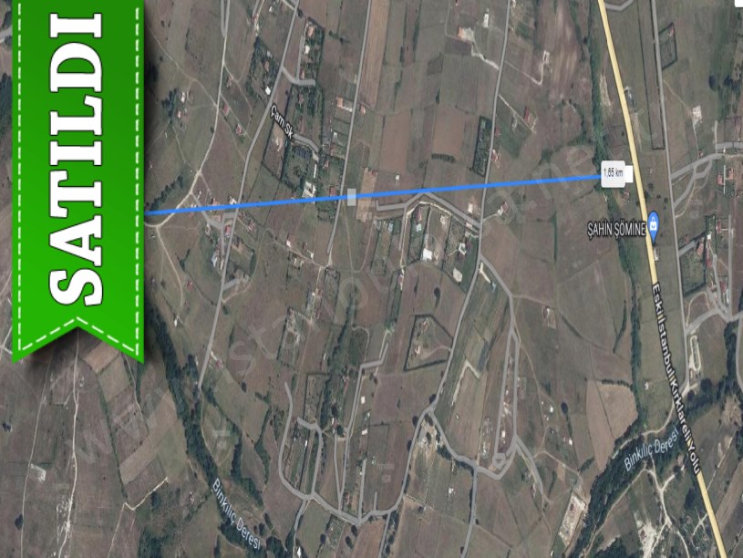 Çatalca Binkılıçta Satılık Arsa , 356 m2 Yolu Var Çaplı Çevrili