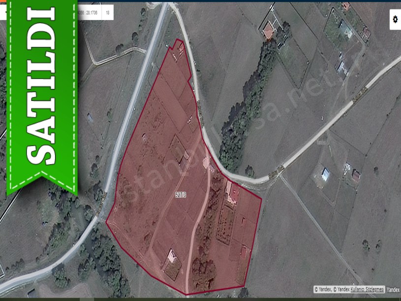 Çatalca Binkılıçta Satılık Arsa , 375 M2 Çevrili Yola Cephe
