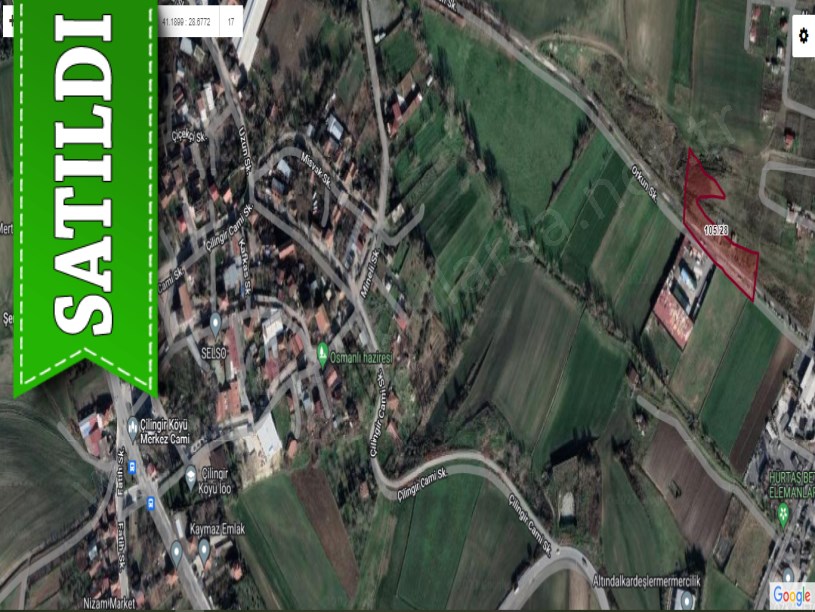 Arnavutköy Çilingirde Satılık Arsa , 236 m2 Hisseli Yola Cephe 