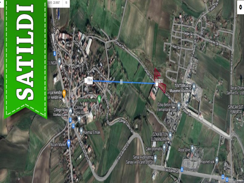 Arnavutköy Çilingirde Satılık Arsa , 236 m2 Hisseli Yola Cephe 