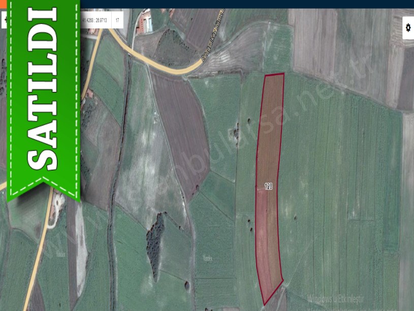 Kırklareli Pehlivanköy Doğanca Köyünde Satılık Arsa , 703 m2 Hisseli Yolu Var