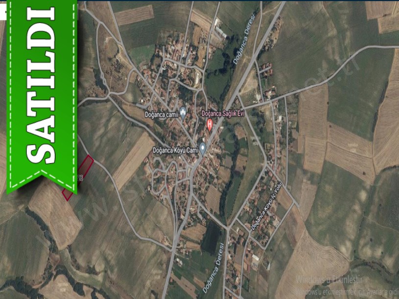 Kırklareli Pehlivanköy Doğanca Köyünde Satılık Arsa , 433 M2 Merkezde Yolu Var