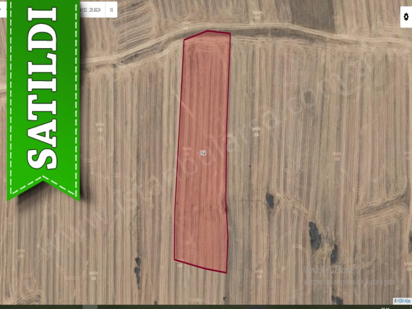 Kırklareli Pehlivanköy Doğanca Köyünde Satılık Arsa , 976 M2 Hisseli 