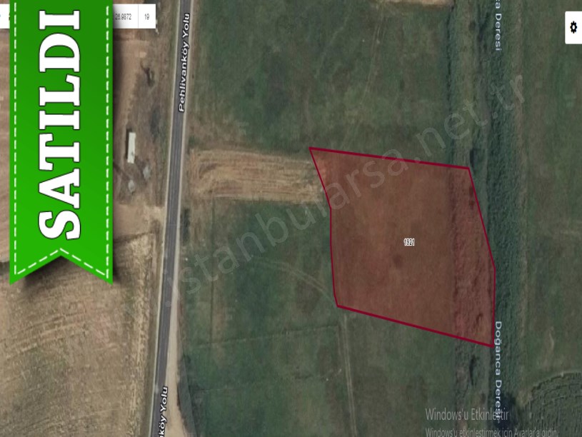 Kırklareli Pehlivanköy Doğanca Köyünde Satılık Arsa , 253 m2 Hisseli Caddeye Yakın
