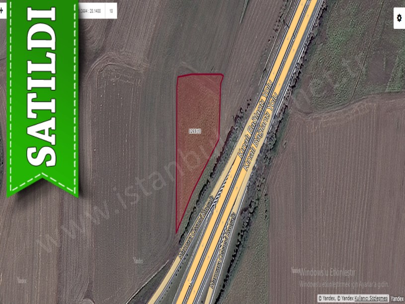 Silivri Alipaşada Satılık Arsa , 226 m2 Avrupa Otoyoluna Cephe 