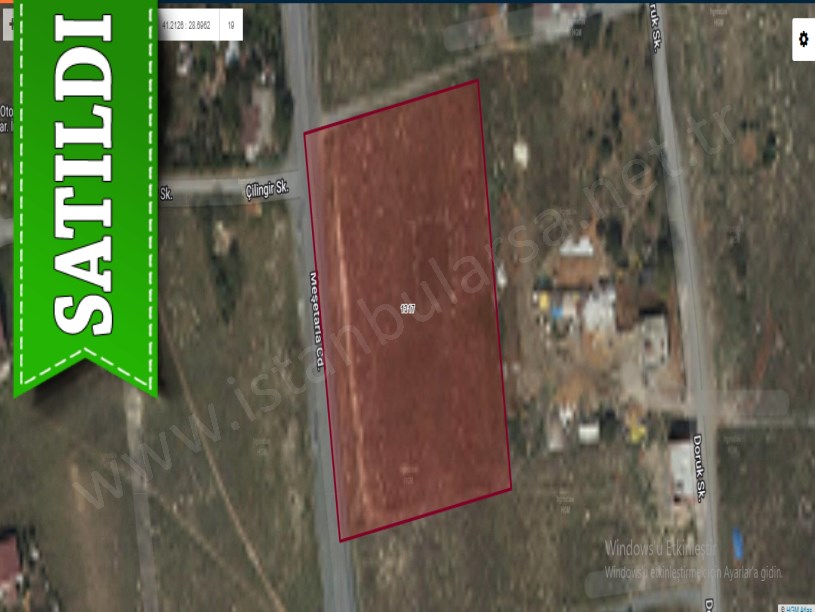 Arnavutköy Taşolukta Satılık Arsa , 350 m2 Meşetarla Caddesine Cephe Hisseli