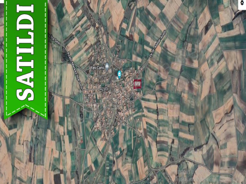 Edirne Havsa Azatlı Köyünde Satılık Arsa , 1000 M2 Hisseli Çaplı Merkezde