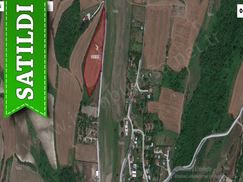 Arnavutköy Boyalıkta Satılık Arsa , 1004 M2 Cadde Cephe Çaplı