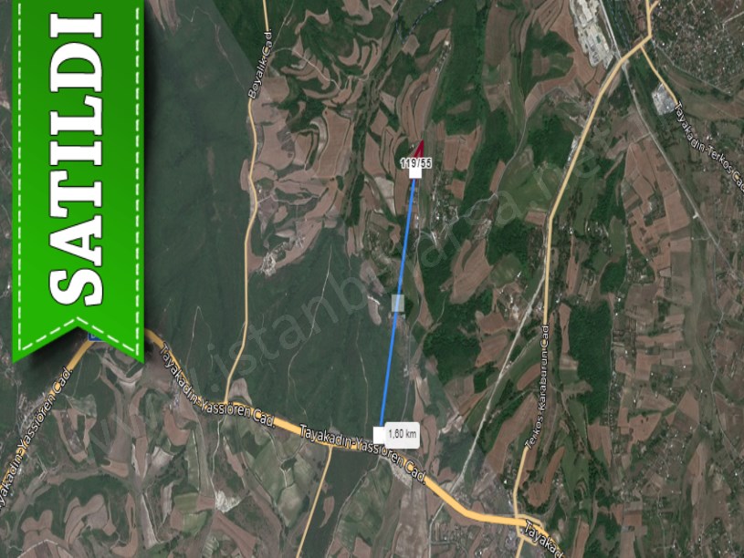 Arnavutköy Boyalıkta Satılık Arsa , 1004 M2 Cadde Cephe Çaplı