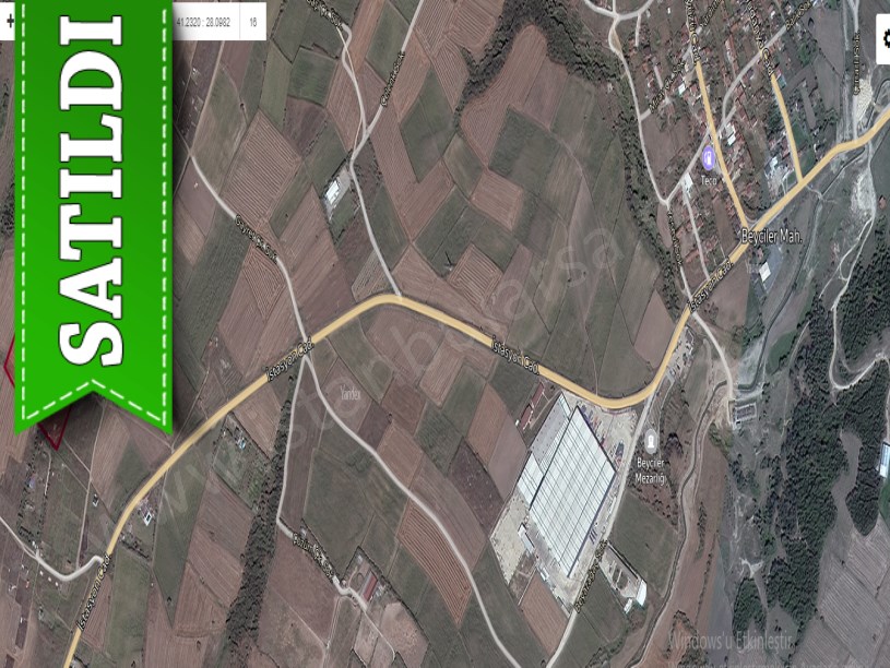 Silivri Beyciler Mah , Satılık Arsa , 460 m2 Yerleşime Yakın Yolu Var