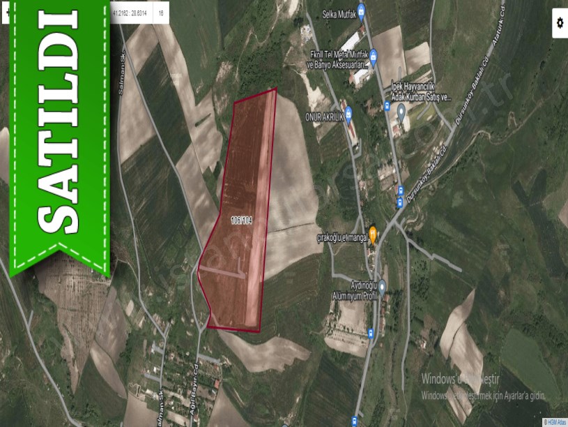 Arnavutköy Dursunköyde Satılık Arsa , 262 M2 Hisseli Yolu Var