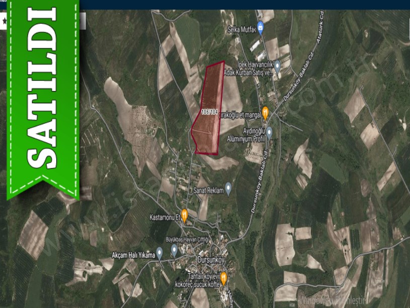 Arnavutköy Dursunköyde Satılık Arsa , 262 M2 Hisseli Yolu Var