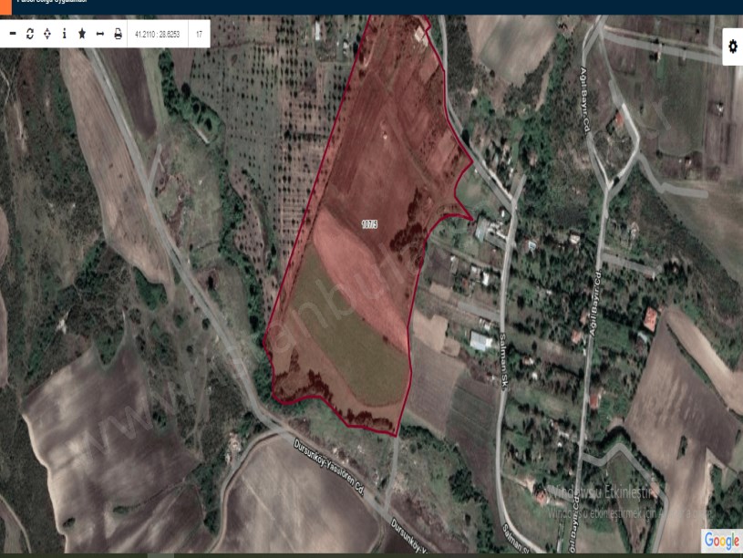 Arnavutköy Dursunköyde Satılık Arsa , 1,497 M2 Merkeze Yakın Hisseli