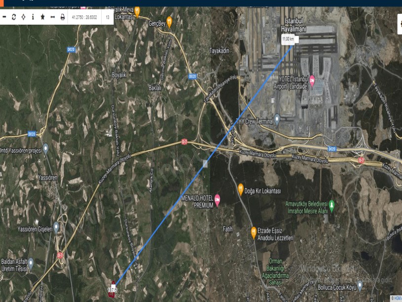 Arnavutköy Dursunköyde Satılık Arsa , 1,497 M2 Merkeze Yakın Hisseli