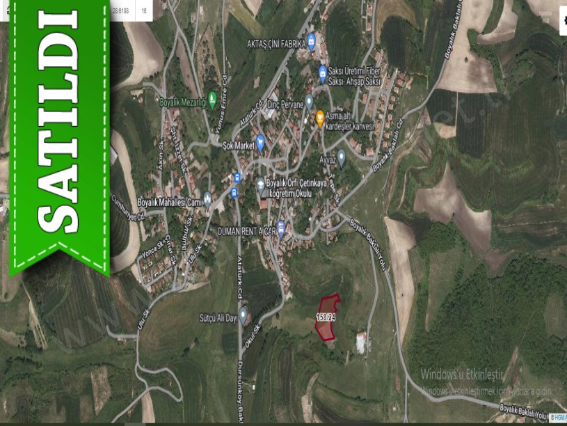 Arnavutköy Boyalıkta Satılık Arsa , 1000 m2 Hisseli Çevrili 