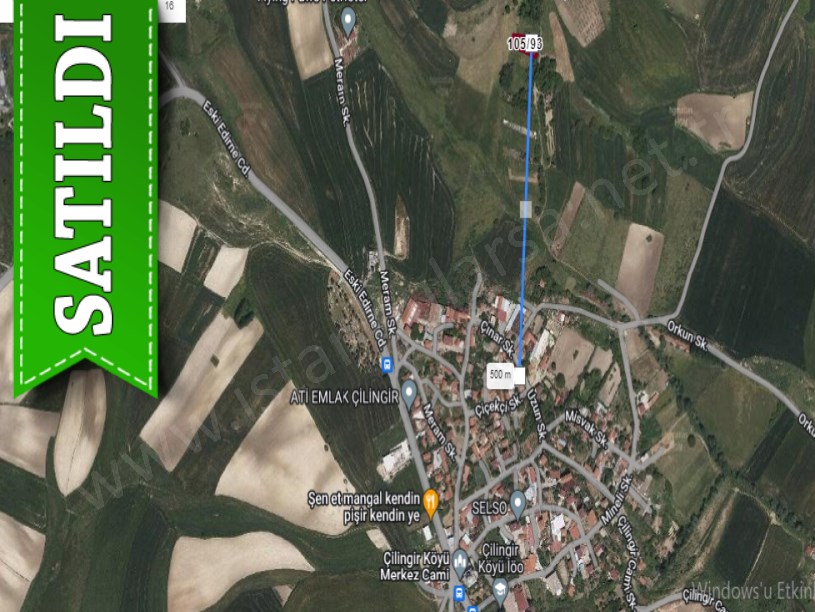 Arnavutköy Çilingirde Satılık Arsa , 376 M2 Hisseli Yolu Var