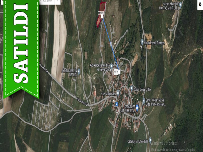 Arnavutköy Hacımaşlıda Satılık Arsa , 372 m2 Yolu Var Evlerin Yakını 