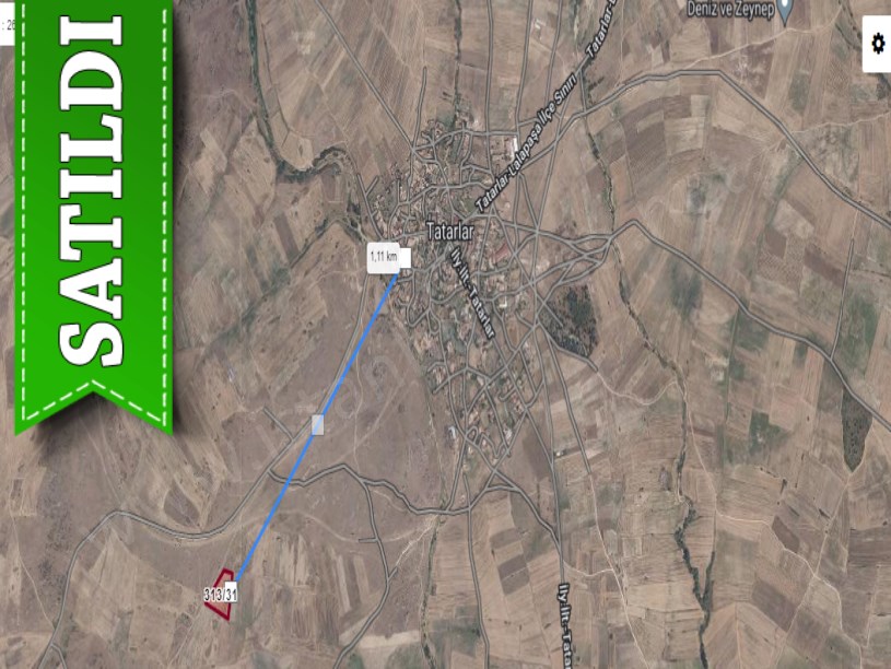 Edirne Süloğlu Tatarlar Köyünde Satılık Tarla , 7,850 M2 Müstakil Yolu Var