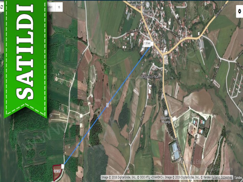 Çatalca Dağyenicede Satılık  Arsa , 305 M2 Çaplı Yolu Var Evlerin Yakını 