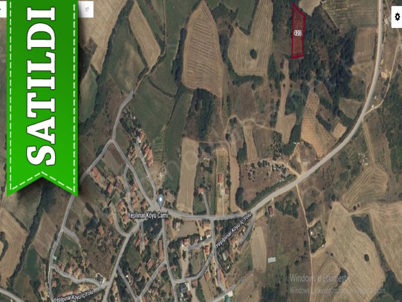 Kırklareli Pehlivanköy Tilkipınar Köyünde Satılık Arsa , 320 m2 Hisseli 