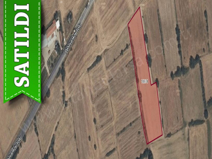 Kırklareli Pehlivanköy Kurtuluş Köyünde Satılık Arsa , 363 M2 Hisseli Yolu Var