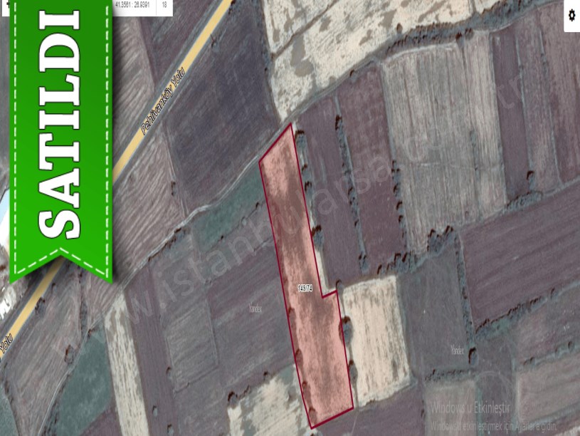 Kırklareli Pehlivanköy Kurtuluş Köyünde Satılık Arsa , 363 M2 Hisseli Yolu Var