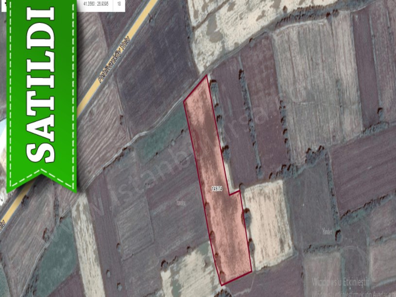 Kırklareli Pehlivanköy Kurtuluş Köyünde Satılık Arsa , 363 M2 Hisseli Yolu Var