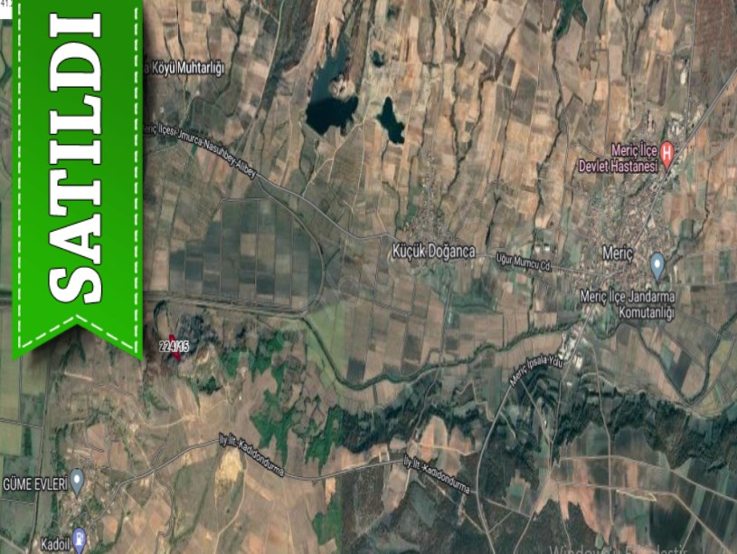 Edirne Meriç Umurca Köyünde Satılık Tarla , 5,757 m2 Müstakil 